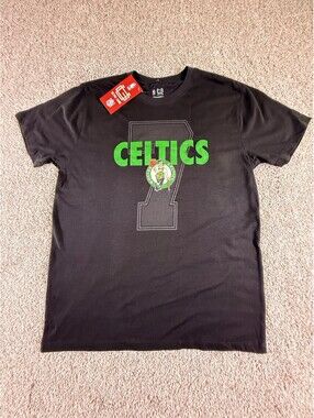 NWT NBA Ultra Game Boston Celtics T Shirt #7 Brown Black and Green Size Large